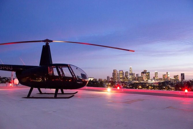 Vol privatif en hélicoptère à LA + arrêt coupe de champagne