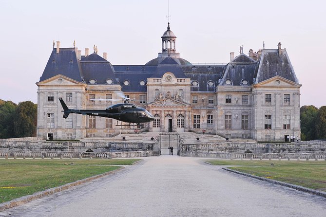 hélicoptère vaux le vicomte