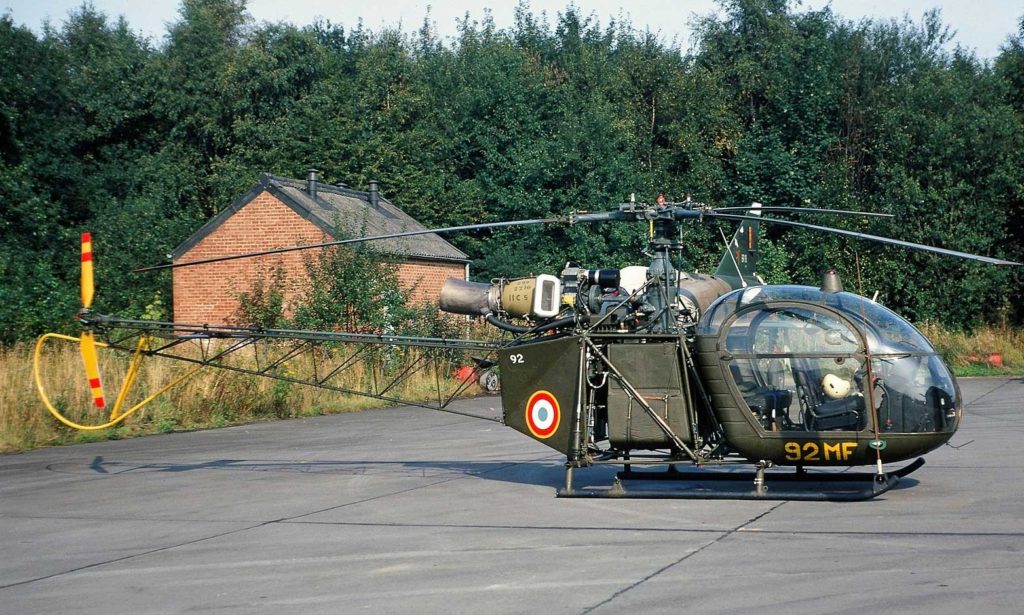 helicoptere alouette II