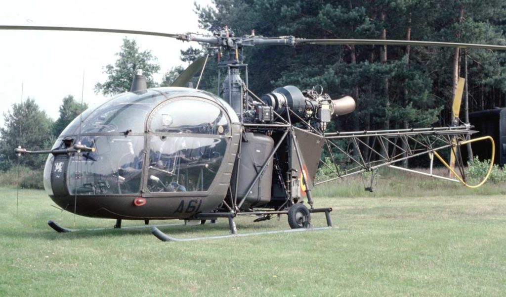 helicoptere alouette II