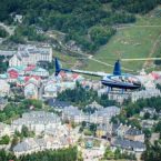 hélicoptère mont tremblant