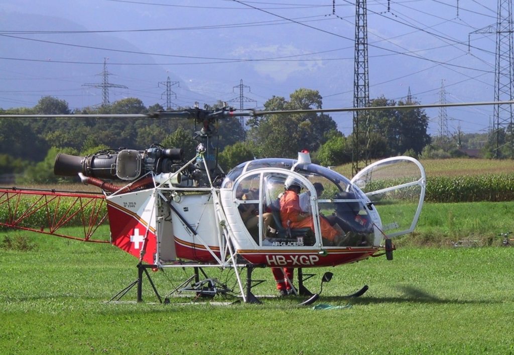 helicoptère lama
