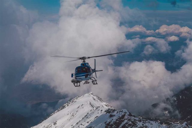 Helicoptère Mont Blanc