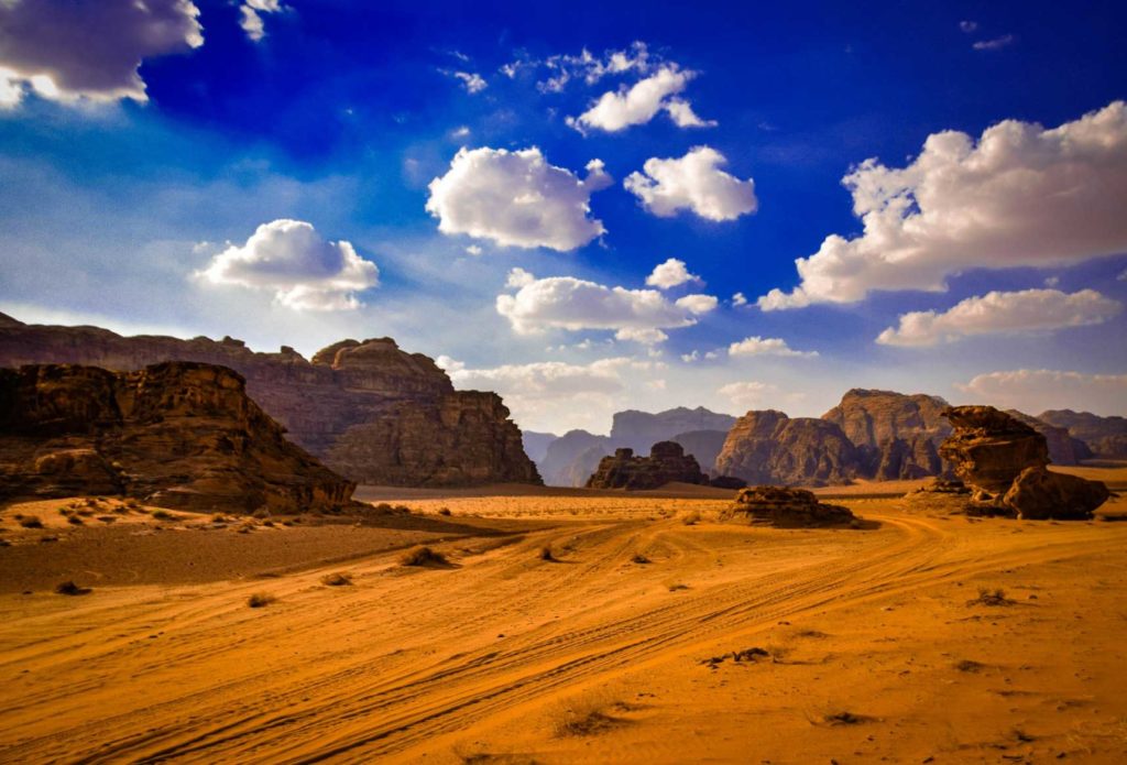 helicoptère wadi rum