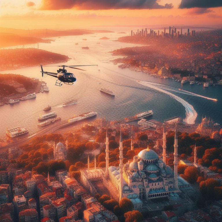 Quand on survole Istanbul