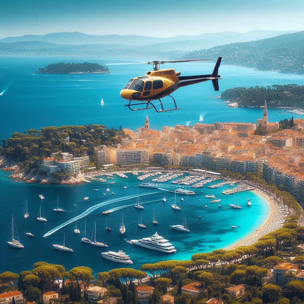 vol en hélicoptère Cannes