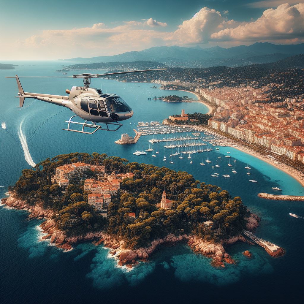 vol en hélicoptère Cannes