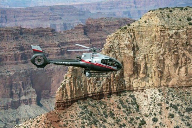 hélicoptère grand canyon