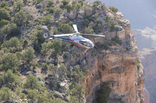 hélicoptère grand canyon