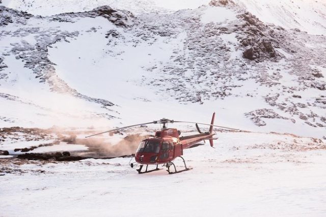 hélicoptère Islande