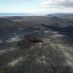 hélicoptère Islande volcan