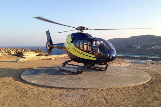 hélicoptère Mykonos