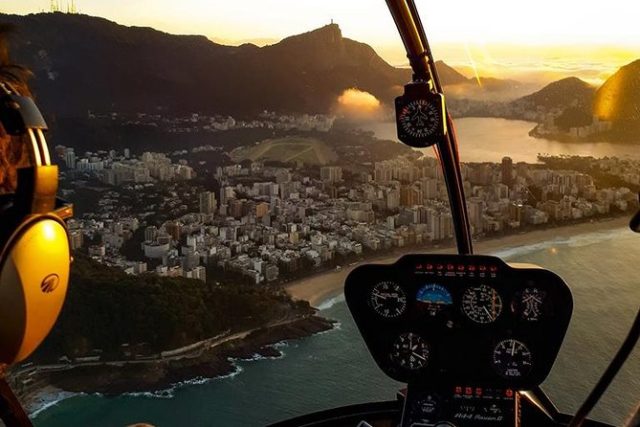 hélicoptère Rio Brésil