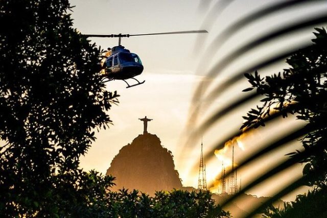 hélicoptère Rio Brésil