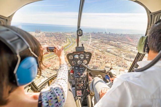 vol hélicoptère Barcelone