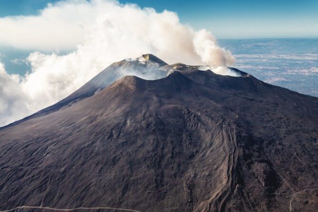 hélicoptère Etna Sicile