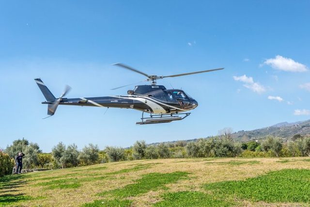 hélicoptère Etna Sicile