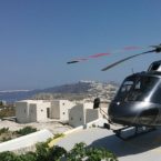 vol en hélicoptère Santorin
