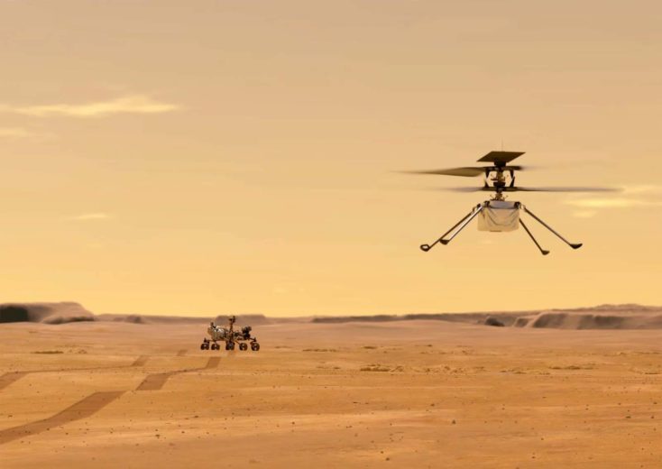 Ingenuity helicoptere Mars