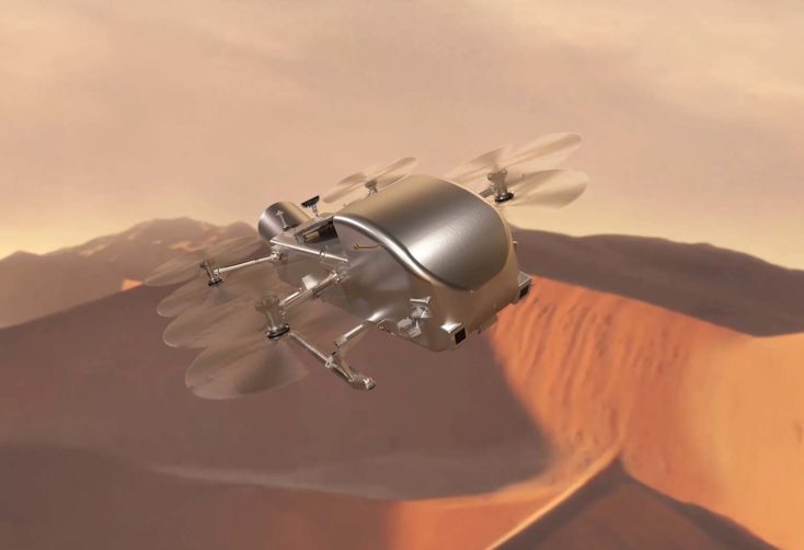 dragonfly helicopter Mars
