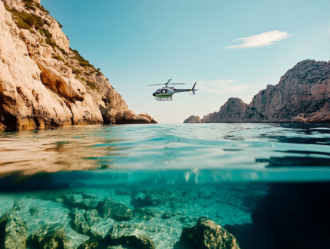 Témoignage d’un survol en hélicoptère de Marseille et des calanques de Cassis