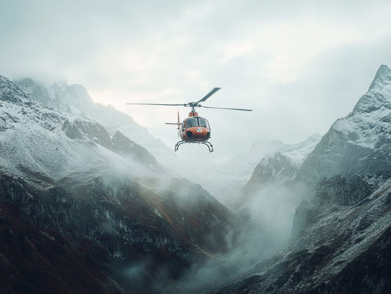 Survolez les Alpes en hélicoptère à Megève : un vol inoubliable