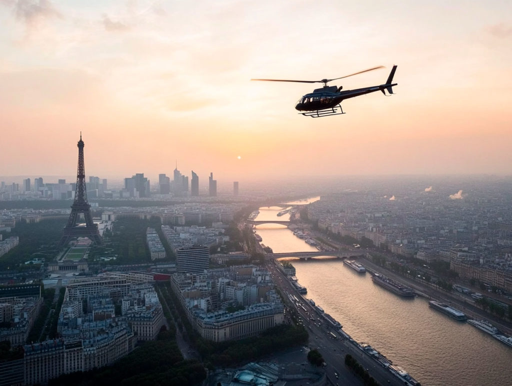 Peut-on survoler Paris ou la Tour Eiffel en hélicoptère ?