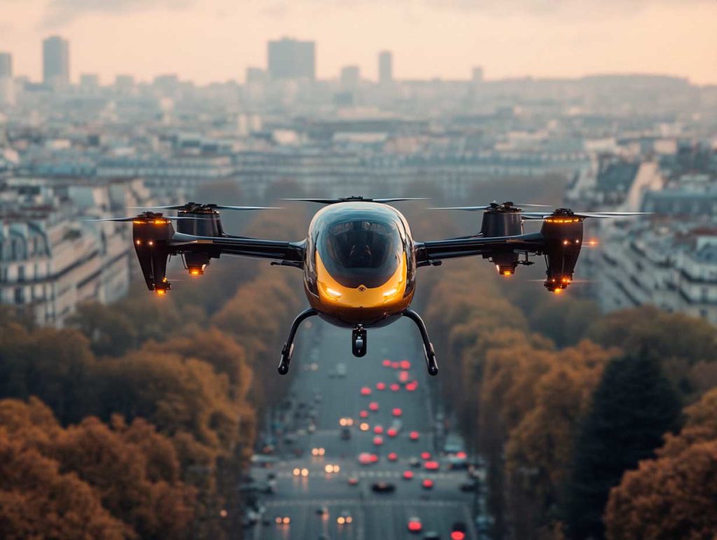 La France face aux taxis volants : entre ambitions et réalités