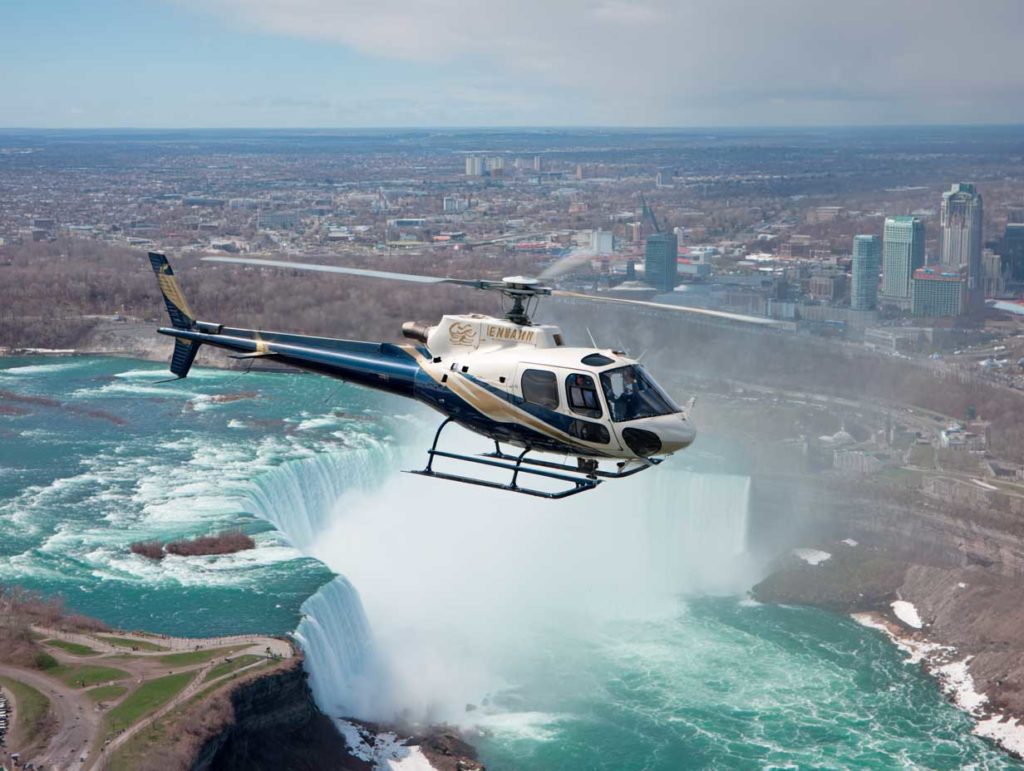 Témoignage: le survol des chutes du Niagara en hélicoptère