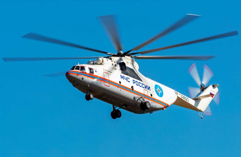 Le plus gros hélicoptère du monde : le Mil Mi-26