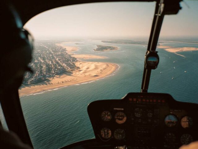 helicoptere arcachon