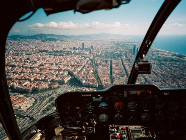 hélicoptère barcelone catalogne