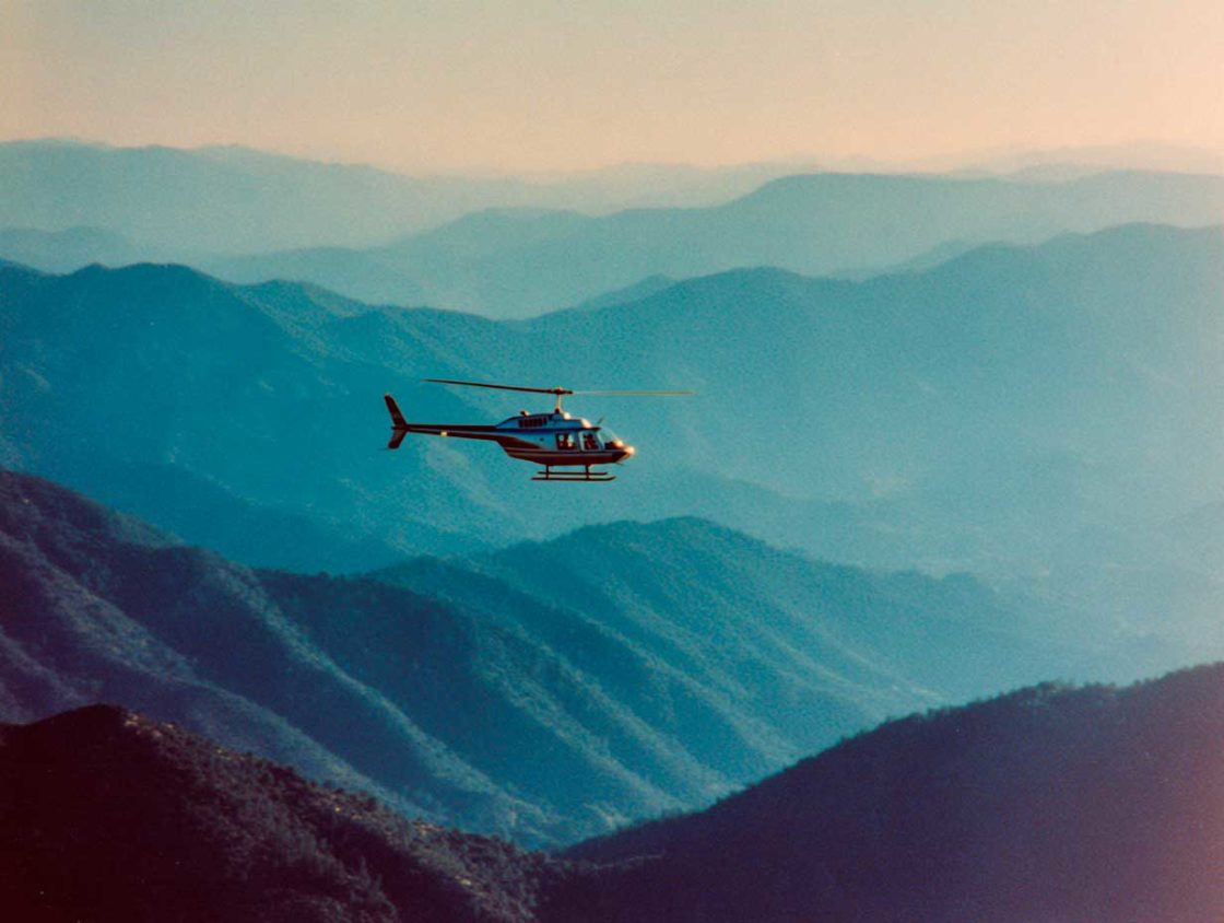 helicoptere montagne