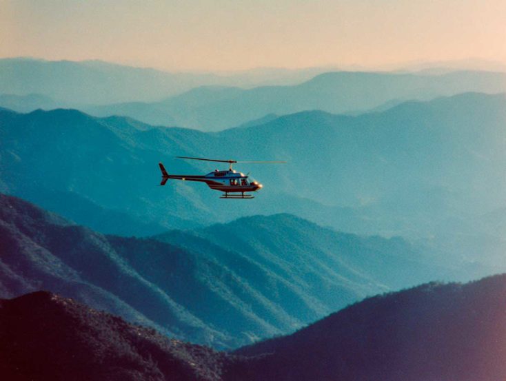 helicoptere montagne