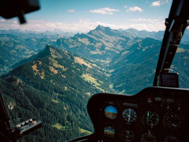 hélicoptère suisse eiger