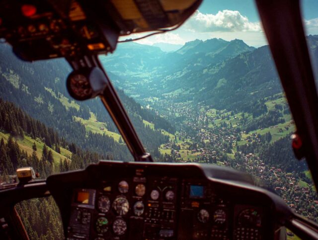 hélicoptère suisse eiger