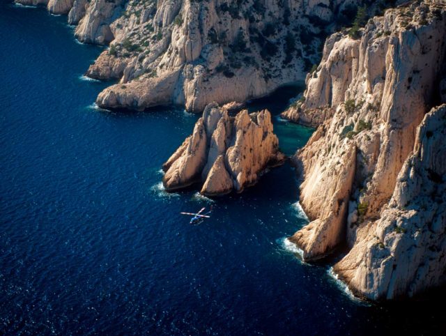 vol en hélicoptère Marseille Calanques