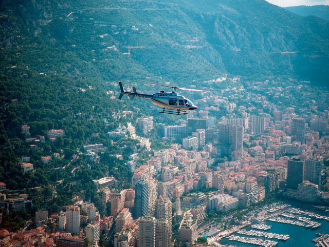 vol en hélicoptère Monaco
