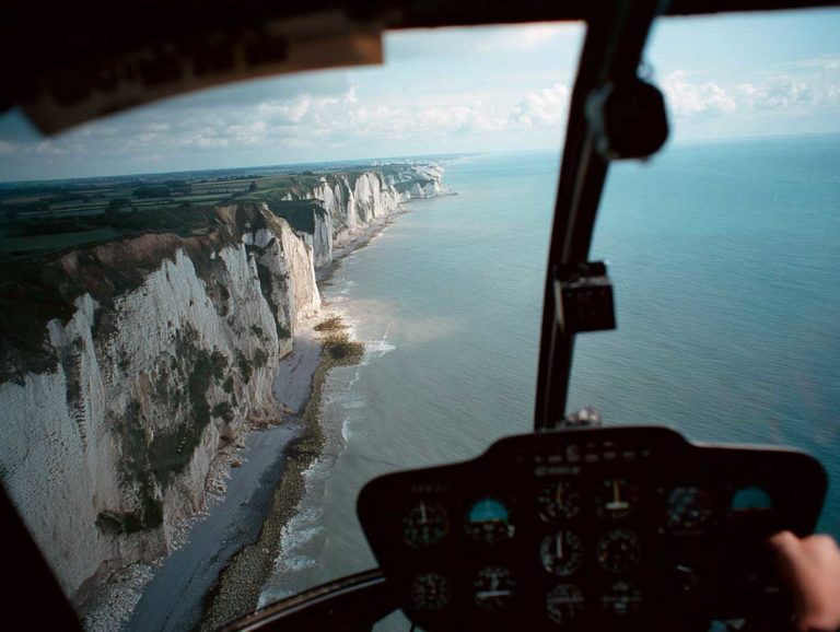 Mon survol en hélicoptère de la Côte d’Opale et de la Baie de Somme