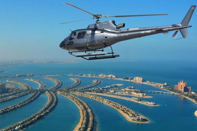 vol en hélicoptère à Dubai