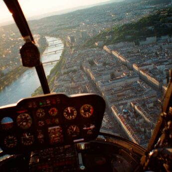 vol en hélicoptère Lyon