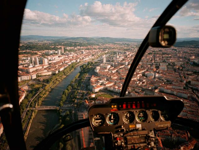 vol en hélicoptère Lyon