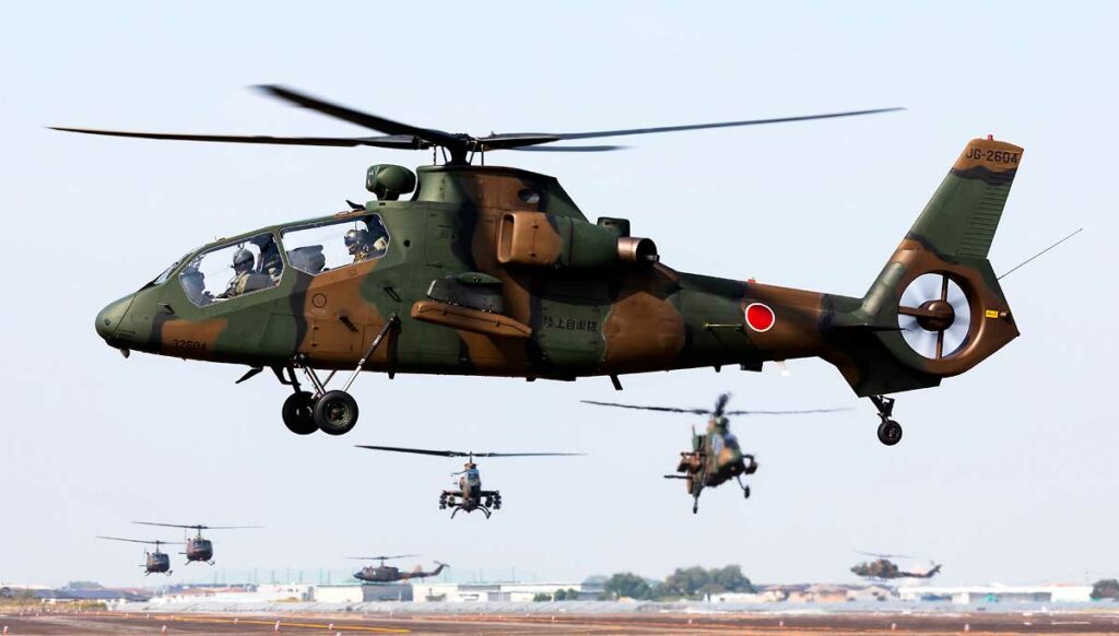 Les missions du Kawasaki OH-1 Ninja, un hélicoptère espion agile et précis