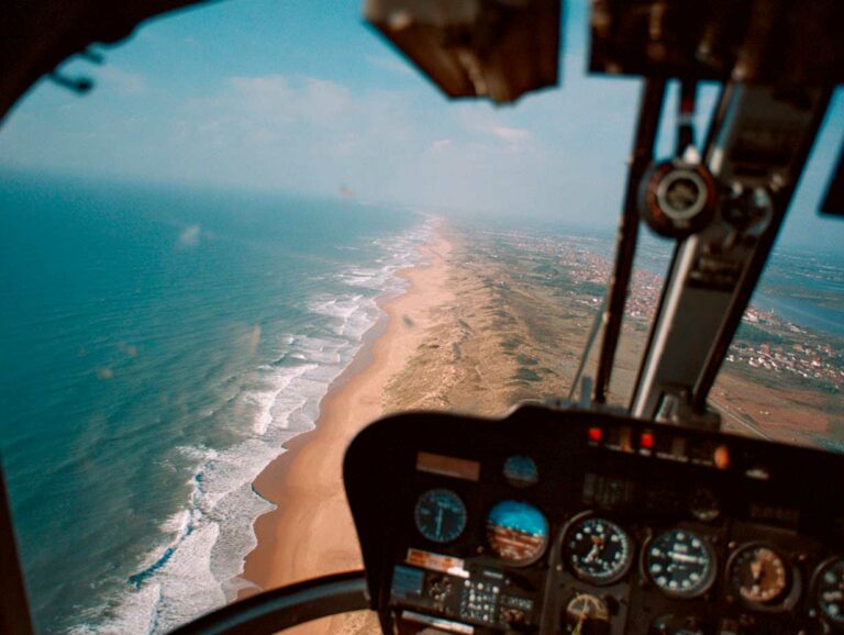 Témoignage: un vol en hélicoptère à Noirmoutier :