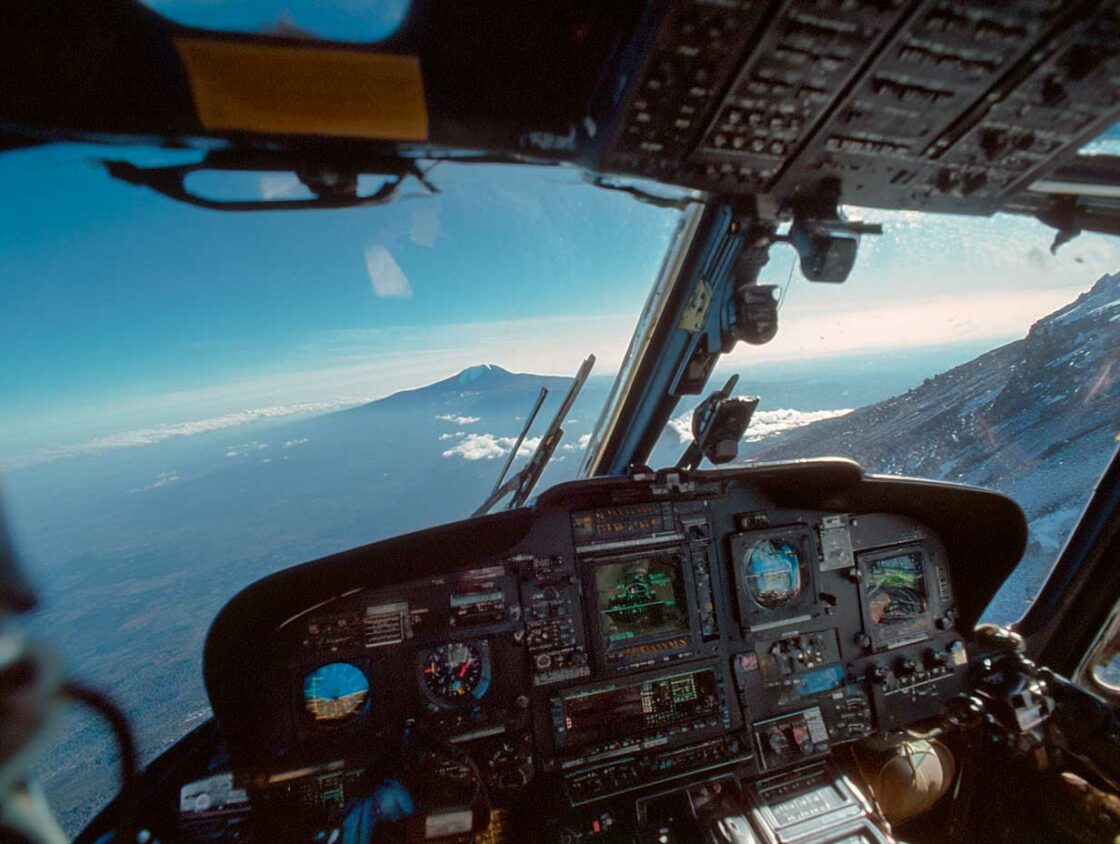 crash helicoptere kilimandjaro
