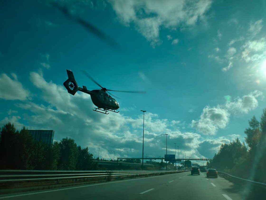 hélicoptère surveillance