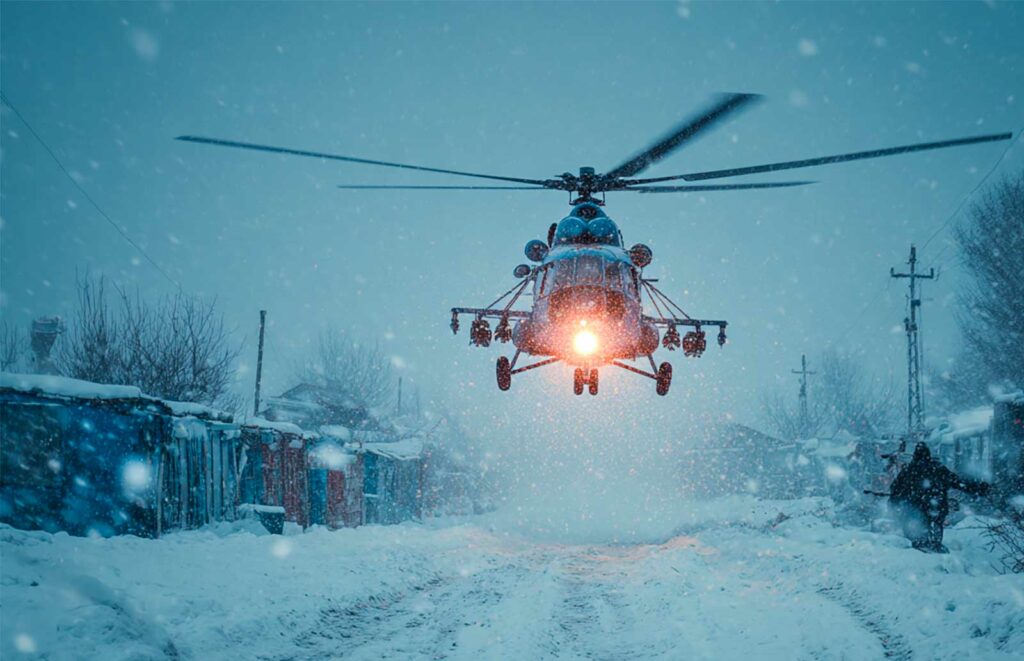 hélicoptère militaire vs drones