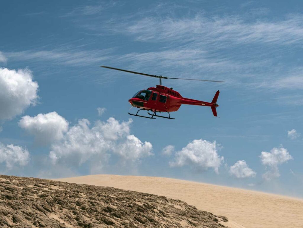 hélicoptère dune du pilat